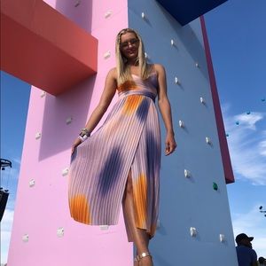 alc sienna pleated dress